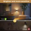 imageL LOHAS LED Night Light RGB Bubble Night Lights Plug into Wall 2 Pack 10Color Change Night LightDimmable Nightlights with Dusk to Dawn Sensor for Rooms Bathroom HallwayBlack BubbleRGB