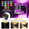 imageL LOHAS LED Night Light RGB Bubble Night Lights Plug into Wall 2 Pack 10Color Change Night LightDimmable Nightlights with Dusk to Dawn Sensor for Rooms Bathroom HallwayBlack BubbleRGB