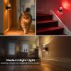 imageL LOHAS LED Night Lights Plug into Wall Changing RGB Night Light with Dusk to Dawn Sensor 180 Rotatable Bubble Nightlight Plug in Wall for Halloween Christmas Holiday Hallway2 PackGold RingAngel RGB