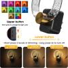 imageL LOHAS LED Night Lights Plug into Wall Changing RGB Night Light with Dusk to Dawn Sensor 180 Rotatable Bubble Nightlight Plug in Wall for Halloween Christmas Holiday Hallway2 PackRGBbubble