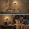 imageL LOHAS LED Night Lights Plug into Wall10Color Changing RGB Floral Night Lights Dusk to Dawn3 Brightness LevelsRotatable Plug in Nightlight for Bedroom Nursery Hallway Gift3000Kstripe