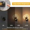 imageL LOHAS LED Night Lights Plug into Wall10Color Changing RGB Floral Night Lights Dusk to Dawn3 Brightness LevelsRotatable Plug in Nightlight for Bedroom Nursery Hallway Gift3000Kstripe