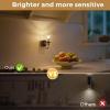 imageL LOHAS LED Night Lights Plug into Wall10Color Changing RGB Floral Night Lights Dusk to Dawn3 Brightness LevelsRotatable Plug in Nightlight for Bedroom Nursery Hallway GiftGold RingGoblet