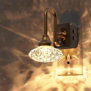 imageL LOHAS LED Night Lights Plug into Wall10Color Changing RGB Floral Night Lights Dusk to Dawn3 Brightness LevelsRotatable Plug in Nightlight for Bedroom Nursery Hallway GiftGold RingDiamond pattern RGB