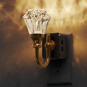 imageL LOHAS LED Night Lights Plug into Wall10Color Changing RGB Floral Night Lights Dusk to Dawn3 Brightness LevelsRotatable Plug in Nightlight for Bedroom Nursery Hallway GiftGold RingFlower RGB