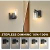 imageL LOHAS LED Rechargeable Wall Sconce Set of TwoBattery Operated Wall Sconces Set of 2