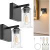 imageL LOHAS LED Rechargeable Wall Sconce Set of TwoBattery Operated Wall Sconces Set of 2