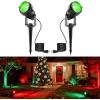imageL LOHAS LED Green Christmas Spotlight 2pack3000K Warm White Spotlight 2pack
