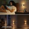imageL LOHAS LED Motion Sensor Night Light Rechargeable Motion Sensor Stair Lights indoor Wireless Wall Mounted Nightlight 3000K Dimmable for Hallways Bedrooms Stairs ampamp Bathrooms2 PackArcWhite