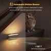 imageL LOHAS LED Motion Sensor Night Light Rechargeable Motion Sensor Stair Lights indoor Wireless Wall Mounted Nightlight 3000K Dimmable for Hallways Bedrooms Stairs ampamp Bathrooms2 PackSquareWhite