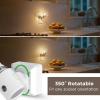 imageL LOHAS LED Night Light Night Lights Plug into Wall Shell Style Glass Nightlight Rotating Dimmable Nightlights Plug in with Light Sensor Soft White Nightlights for Hallway Bedroom Bathroom 2 Pack3000KShell Pattern