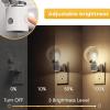 imageL LOHAS LED Night Light Night Lights Plug into Wall Shell Style Glass Nightlight Rotating Dimmable Nightlights Plug in with Light Sensor Soft White Nightlights for Hallway Bedroom Bathroom 2 Pack3000KShell Pattern