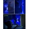 imageL LOHAS LED Night Light Plug in Night Lights Plug into Wall Dusk to Dawn Sensor Adjustable Brightness Soft White Nightlight 3000K 100LM Dimmable Nightlights for Hallway Bedroom Stairway 1 PackBlue