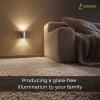 imageL LOHAS LED Night Light Plug in Night Lights Plug into Wall Dusk to Dawn Sensor Adjustable Brightness Soft White Nightlight 3000K 100LM Dimmable Nightlights for Hallway Bedroom Stairway 1 PackMatte Sand Nickel