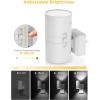 imageL LOHAS LED Night Light Plug in Night Lights Plug into Wall Dusk to Dawn Sensor Adjustable Brightness Soft White Nightlight 3000K 100LM Dimmable Nightlights for Hallway Bedroom Stairway 1 PackDaylight White
