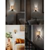 imageL LOHAS LED Night Lights Plug into Wall Plug in Night Light Dimmable Soft Warm Nightlight with Light Sensor Rotatable Base Vintage Linen Fabric Nightlights Plug in Wall for Bathroom Kitchen 1PackBohemian5000K