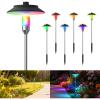 imageLOHAS RGBW Low Voltage Landscape Lights Dusk to Dawn Outdoor Lighting 6W Color Changing Pathway Lights 12V MultiColor Path Lights Waterproof for Yard Garden Walkway Landscape Lighting 6 Pack