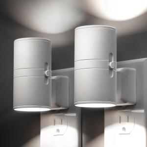 imageL LOHAS LED Night Light Plug in Night Lights Plug into Wall Dusk to Dawn Sensor Adjustable Brightness Soft White Nightlight 3000K 100LM Dimmable Nightlights for Hallway Bedroom Stairway 1 PackDaylight White