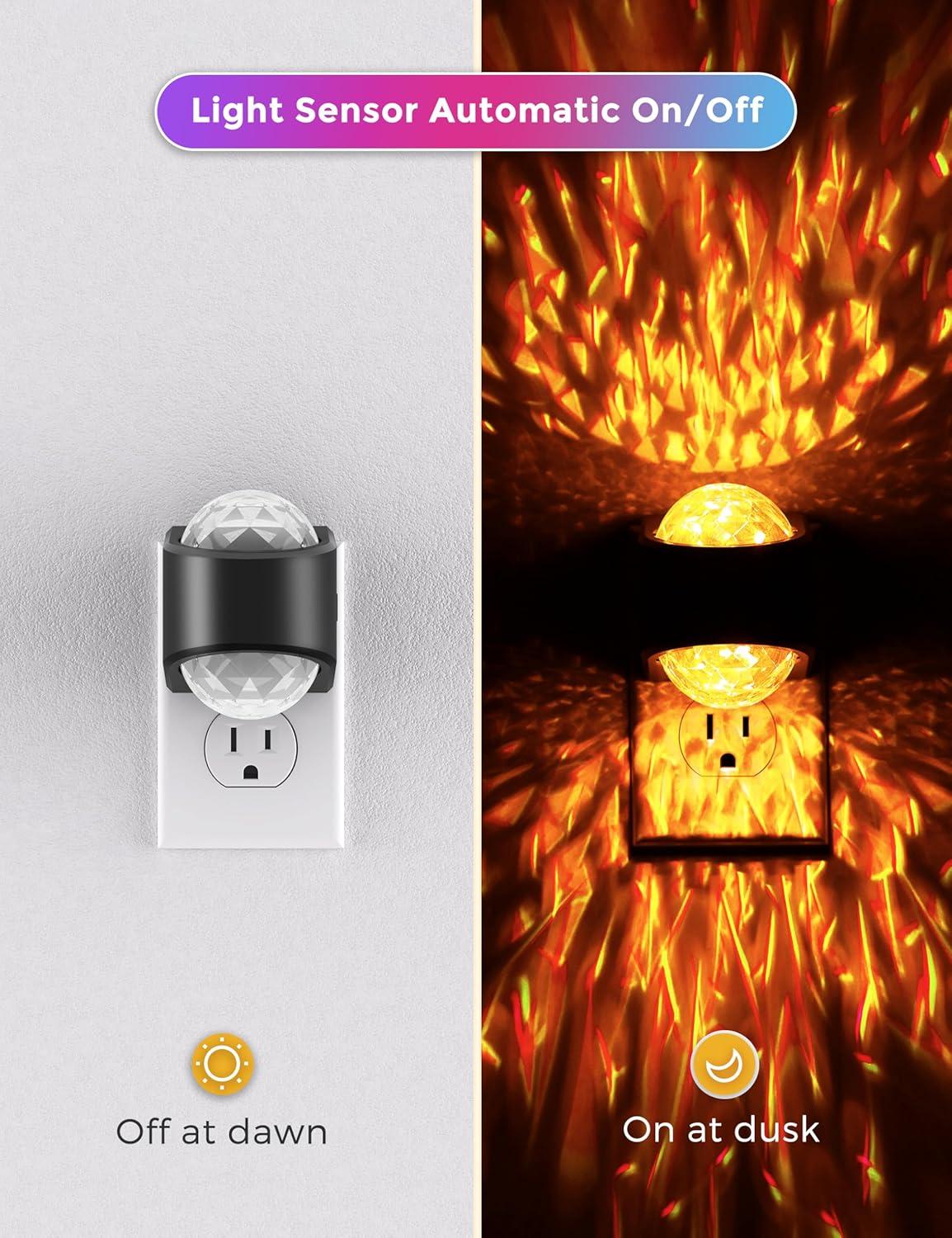 image1 PACK Cute Night Light for kids  2 PACK Projector Night Light for Kids