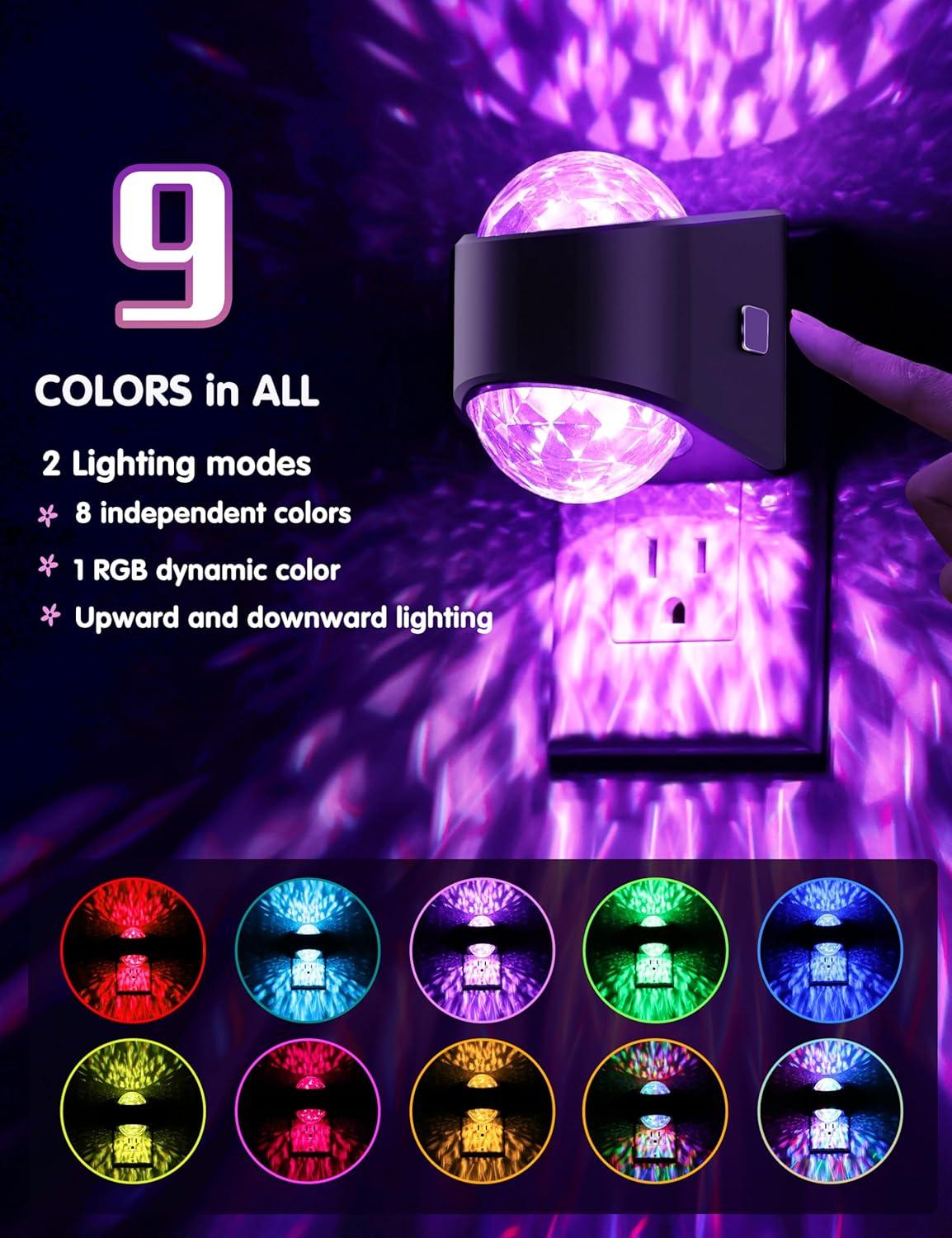 image1 PACK Cute Night Light for kids  2 PACK Projector Night Light for Kids