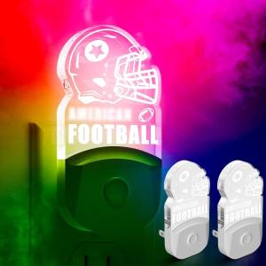 imageL LOHAS LED Dinosaur Night Light with Dusk to Dawn Sensor Dinosaur Nightlight for Boys Stegosaurus LED Night Light Plug in RGB  Soft White 3 Modes for Nursery Kids Gifts Bedroom2 PackArt Deco